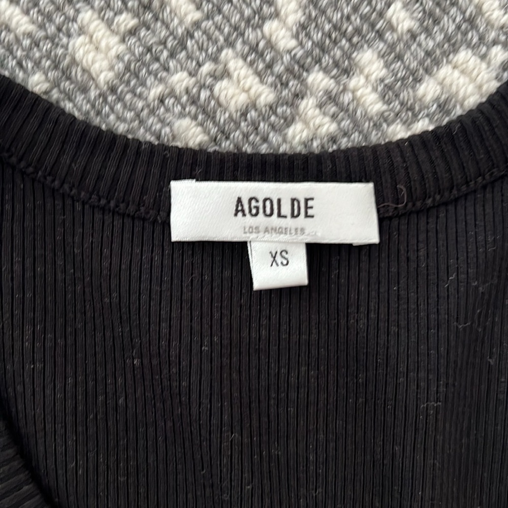 Agolde Poppy Ribbed Tank - Picture 3 of 4